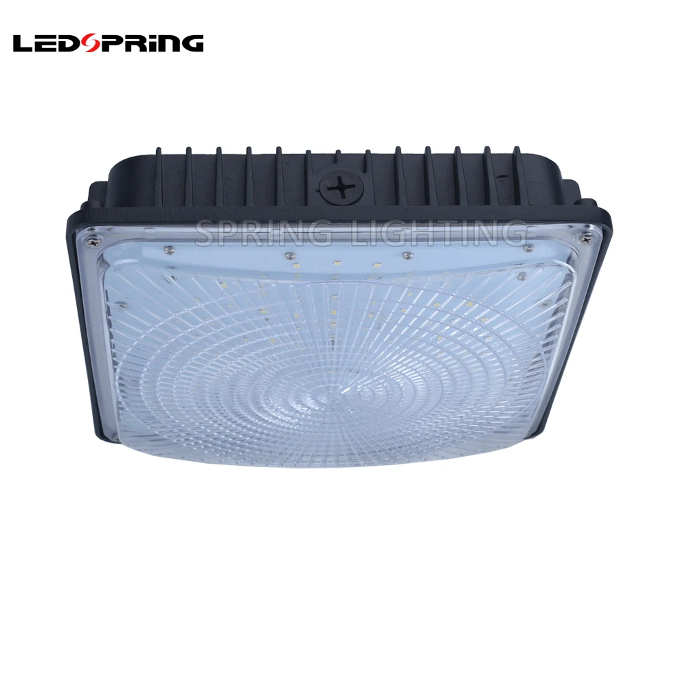 UL LED Slim Canopy Light 80W High Lumen Garage Ceiling Lighting Fixture