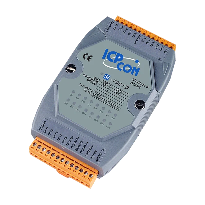 ICP CON M-7051D Modbus RTU DATA ACQUISITION MODULE new and original