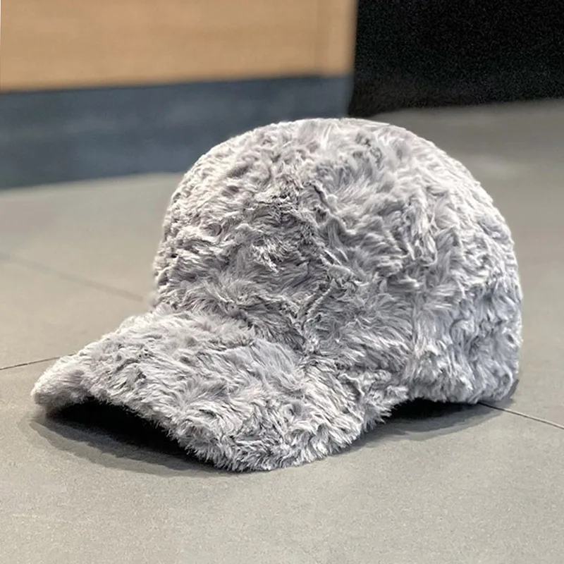 Шапка из овечьей шерсти в Корейском стиле Осень-зима простая повседневная Толстая теплая Бейсболка японском