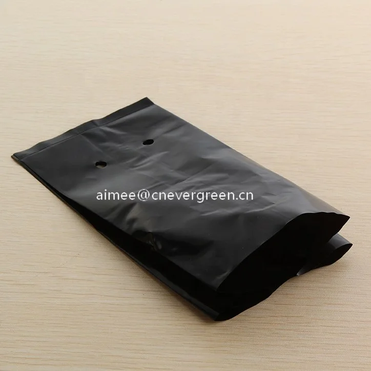 Черные пластиковые пакеты для рассады, горшок для растений