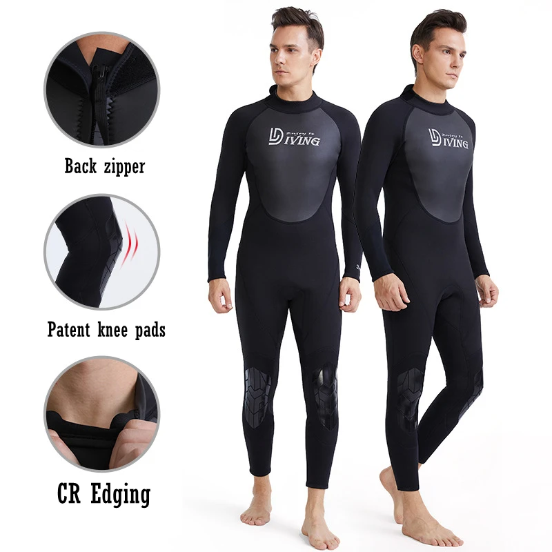 3/5/7MM Neoprene wetsuit Unisex Long Sleeve Swimming Combinaison de plongee For diving surfing Snorkeling winter swimming