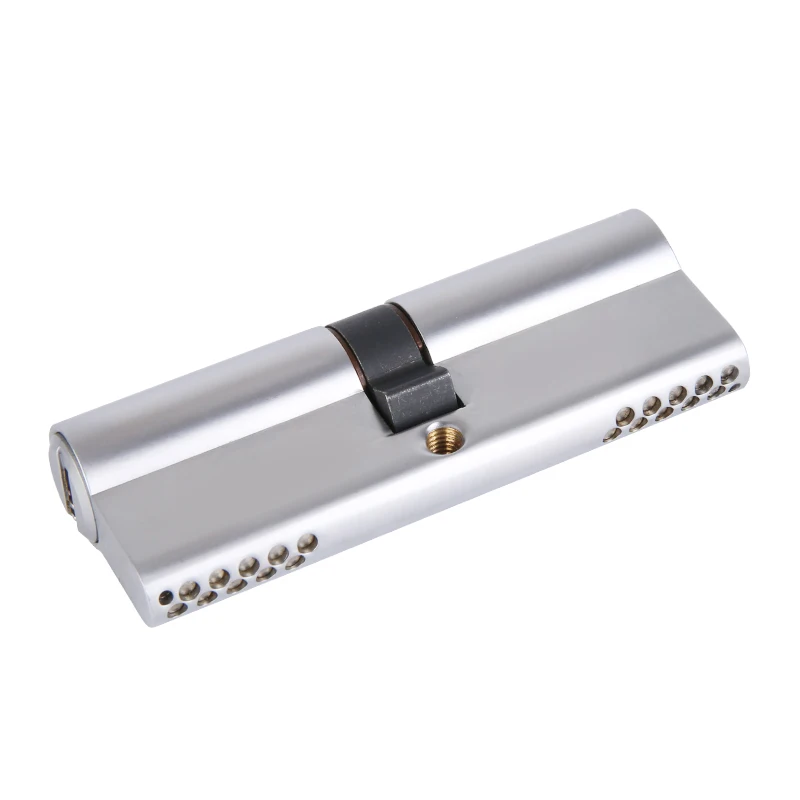 JIXIN Anti Drill Double Pins Euro Brass Cylinder Lock Double Open Key/Key Door Cylinder In High Security Standard