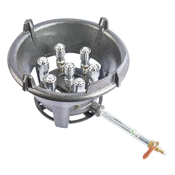 YIUAN Chinese low price 7 heads jet industrial commercial natural gas stove wok burner for restaurants