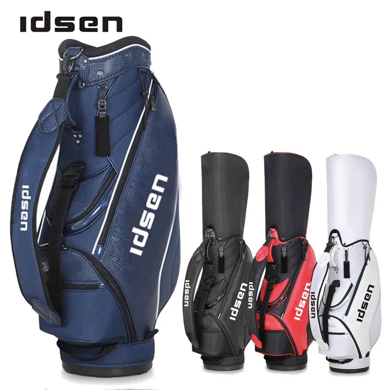 
Hot selling pu leather golf staff bag outdoor sport bag 