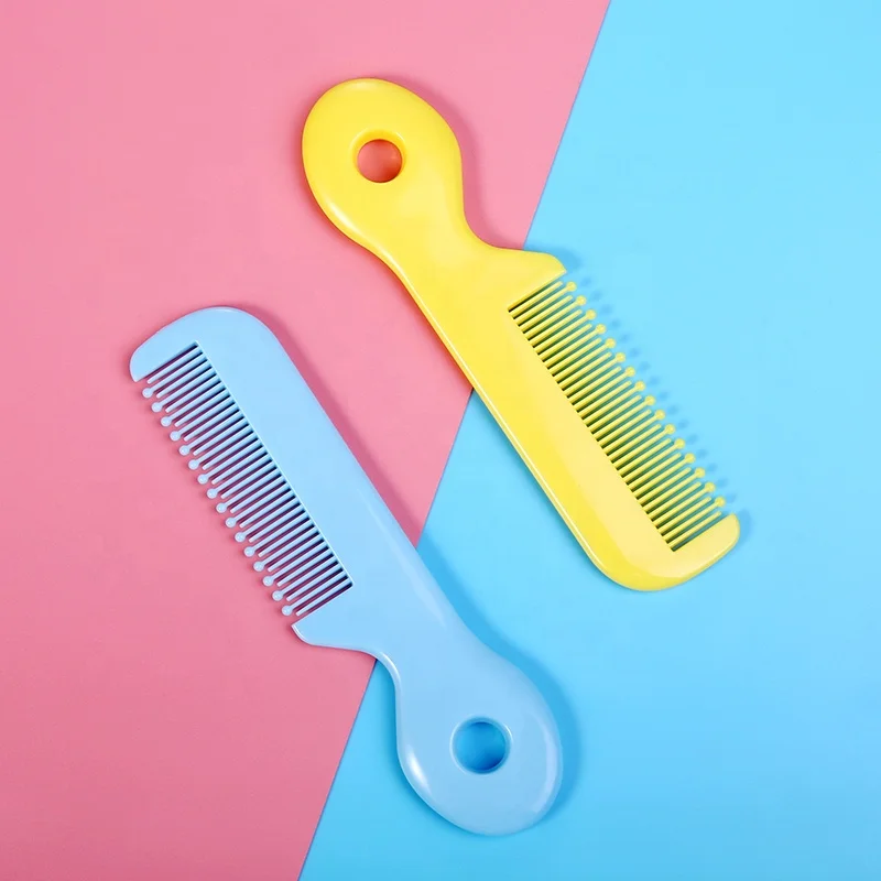 
Factory sal ABS round handle Baby Hair Comb safty baby comb 