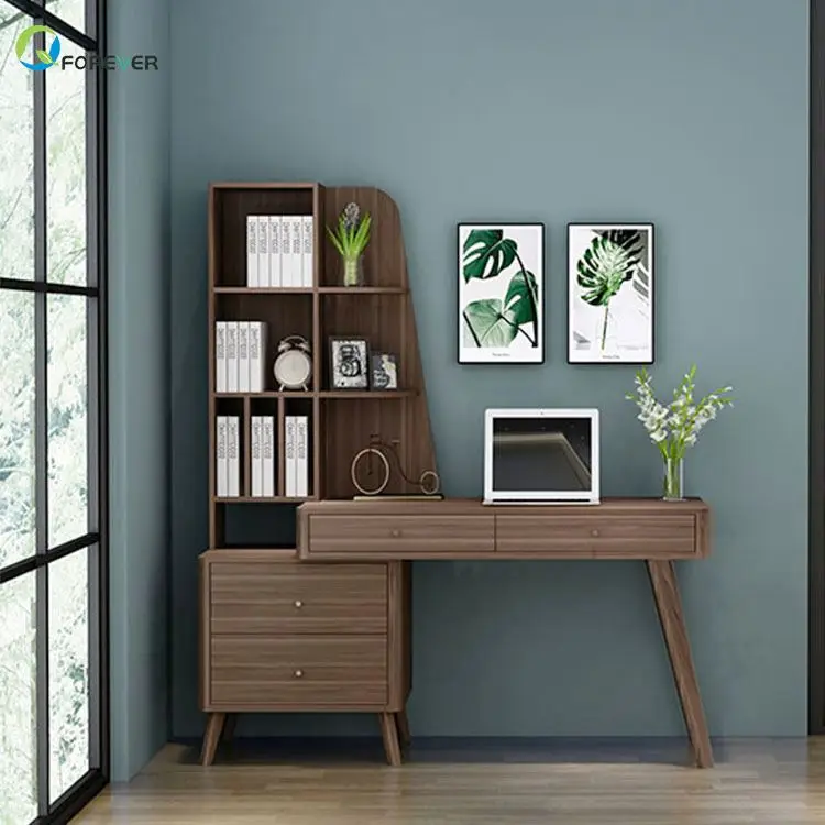  Bookcase wooden Solid Wood Desk Nordic Simple