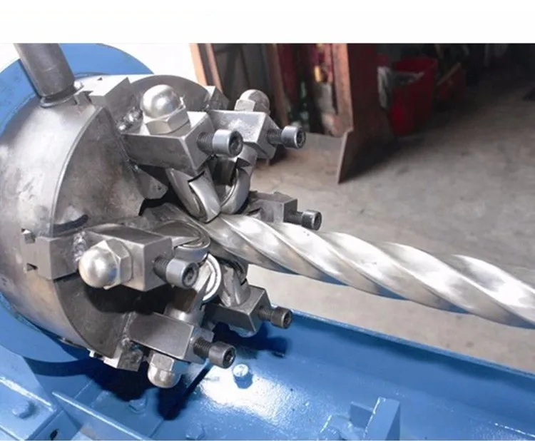 E50 Light Thread Machine Metal SS Iron Pipe Tube Twisting Machine For Decorative Furniture Hardware Equipment Hot Sales To India