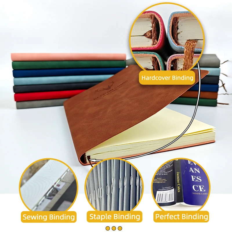 source factory custom leather notebook journal stationery office stationery hardcover notebook a5