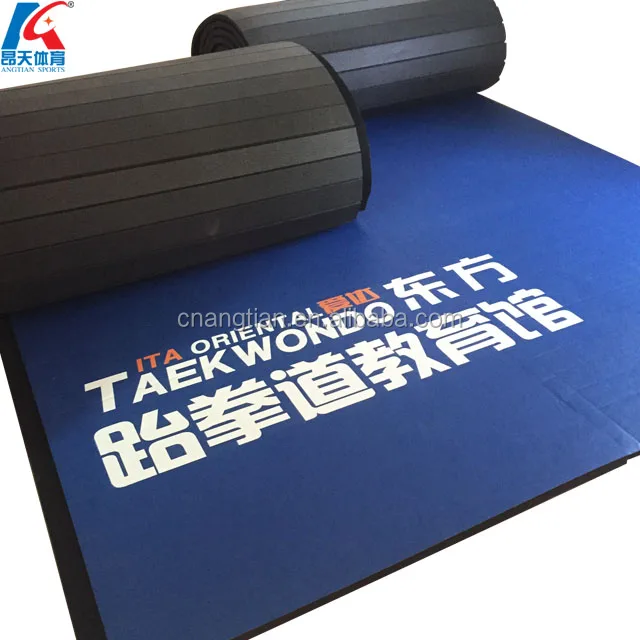 supplier custom flexi tatami jiu jitsu roll out mats/ Rolling up grappling martial arts bjj mats
