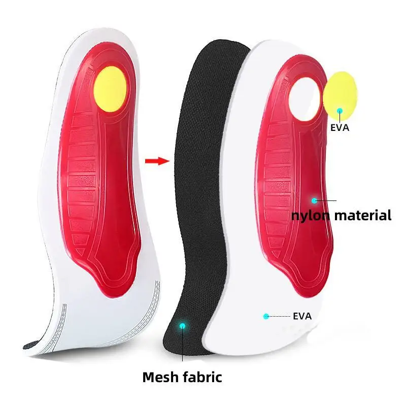 EVA insole seismic cushion breath wear lightweight comfortable soft sole arch correction support insole