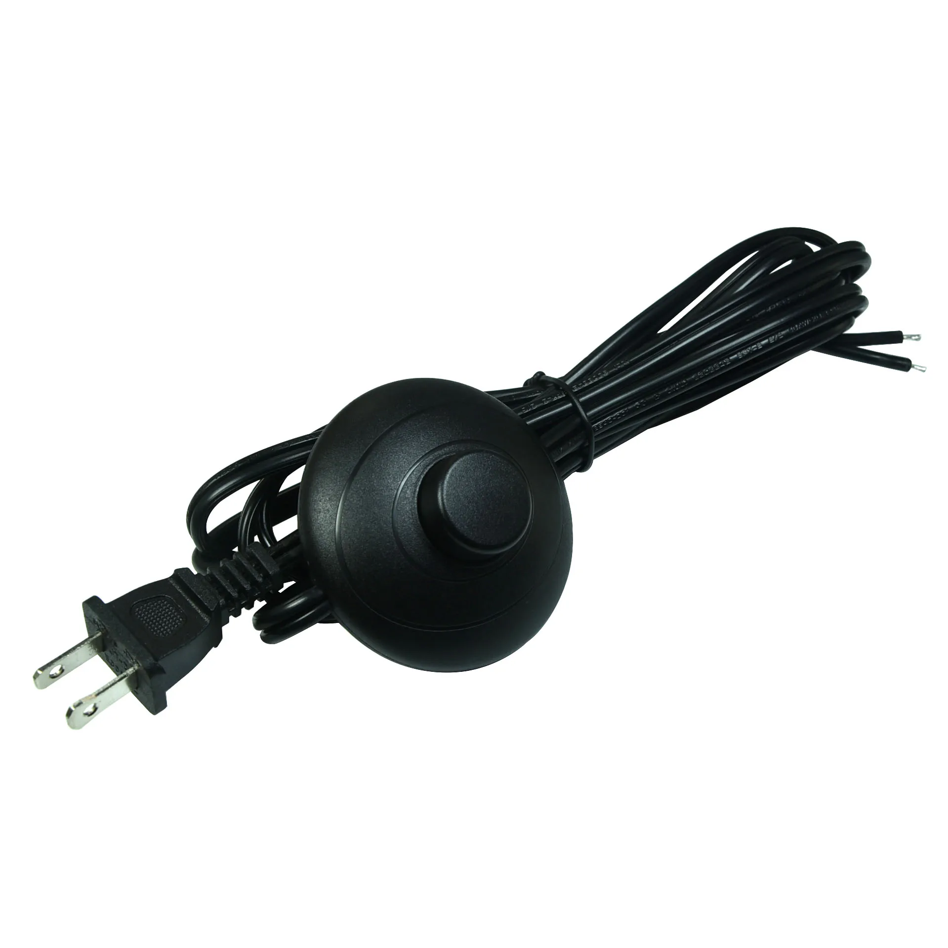 FILSHU 3M/9.8Ft Spt-2 18AWG AC Power Cord Plug with Floor Foot Pedal Push Switch