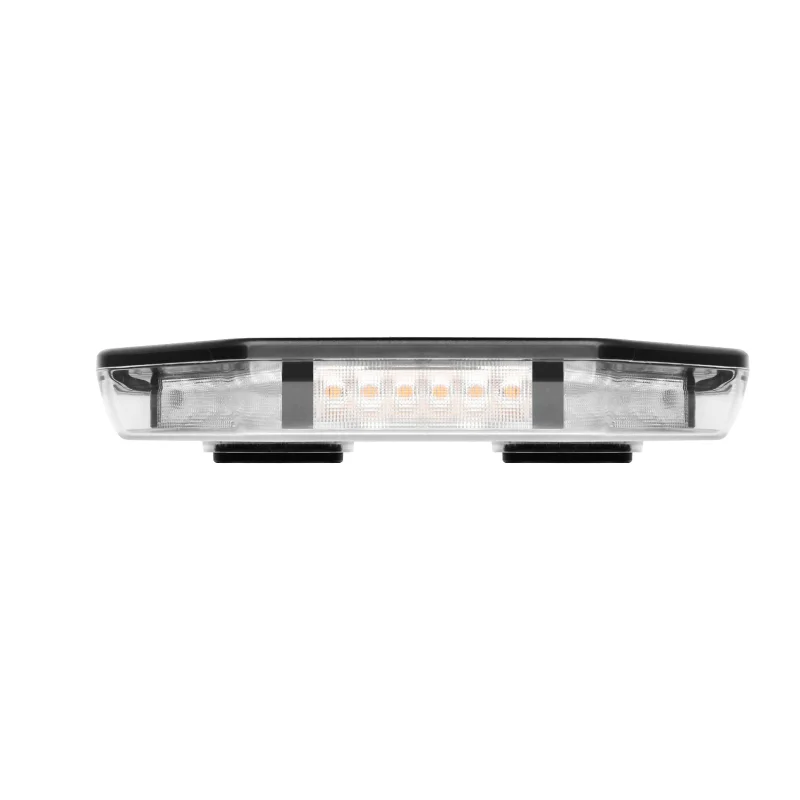65W Blue And Red Permanent Mount Warning Light Beacon Light Bar