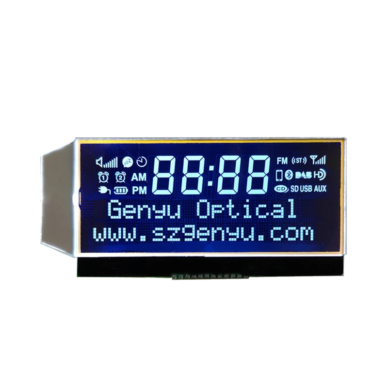 16x2 Black bottom white word screen 1602 Character lcd Module for Radio