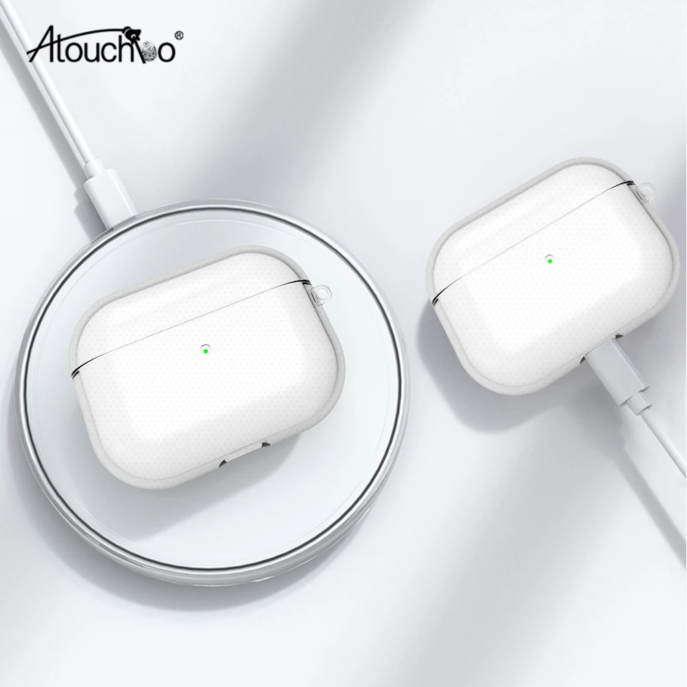 Простой Прозрачный чехол Atouchbo 2020 для Airpods