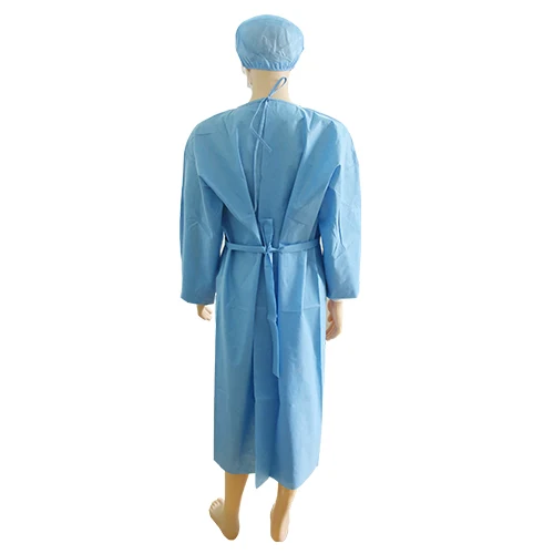 Disposable PP SMS Non Surgical AAMI level 1 2 3 4 dental isolation medical Gown surgical gowns patient suit