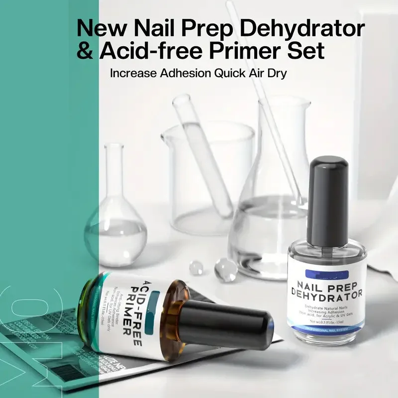 Nails Bonder Uv Gel Balancing PH Nail Prep Dehydrator No Acid Free Vegan Acrylic Powder Primer