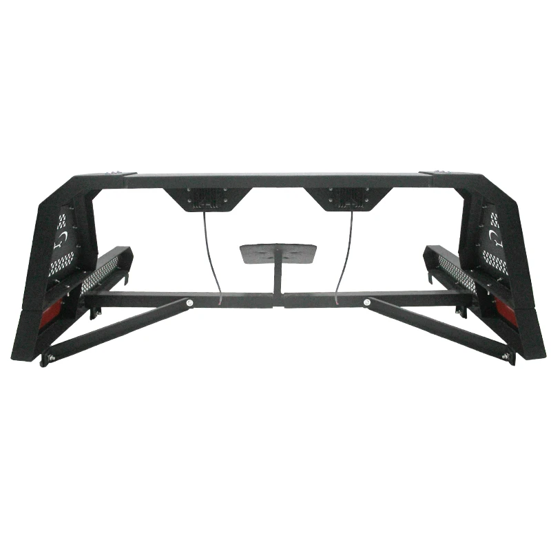 Offroad Truck Parts Auto Parts Anti-Roll Cage Roll Bar Steel Roll Bar With Spare Tire Rack for Ford Ranger 2015-2017
