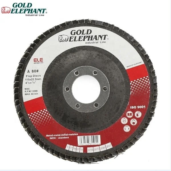 China cheap aluminum 4.5inch flap grinding wheel and grinding disc for polishing stainless steel