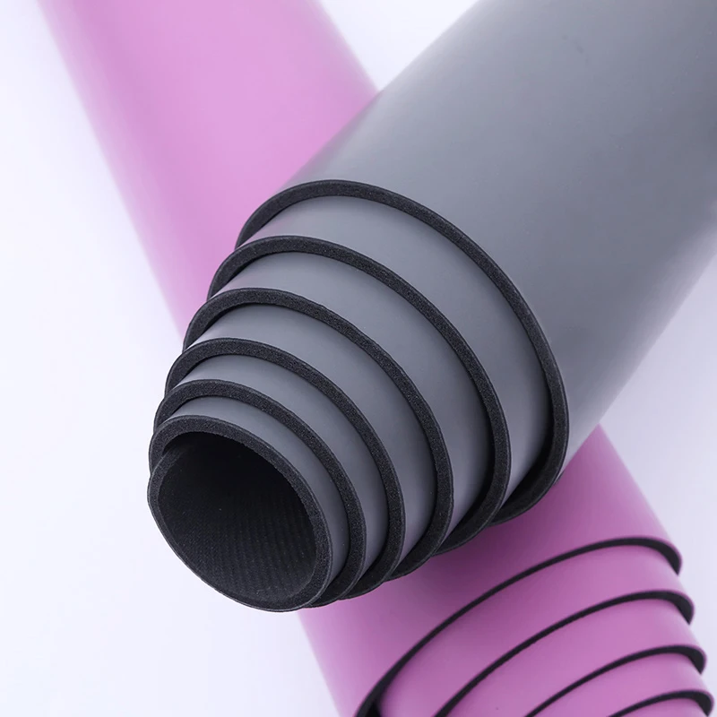  High Quality Custom Print Anti-slip Gym Exercise Rubber Foldable 2-6mm Thick Eco Friendly Yoga