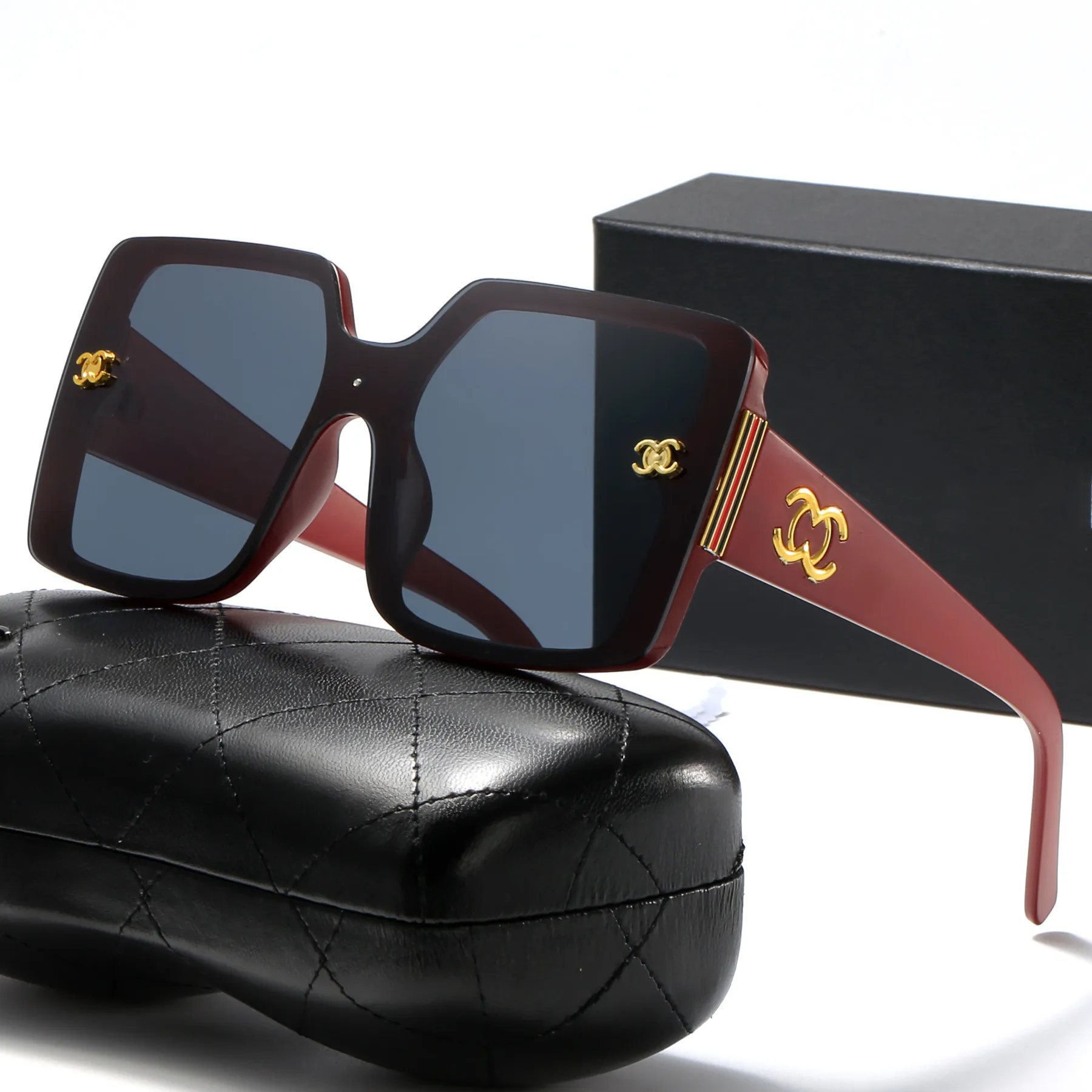 Солнцезащитные очки женские оверсайз оправа модные роскошные дизайнерские оптом новый производитель женские солнцезащитные очки