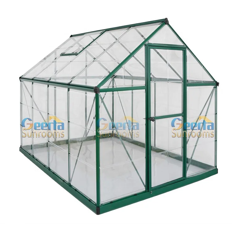 Outdoor greenhouse with polycarbonate for plant protection covers safety pc board green house kit on sale