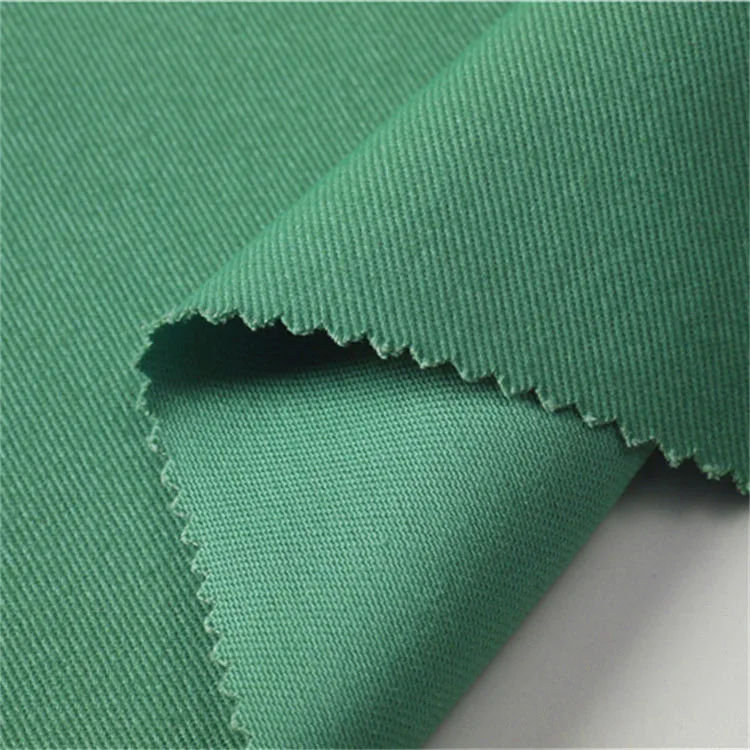 Shaoxing Wholesale 7*7 Twill Fabric 100% Cotton Solid Dyed Fabric For Pants Jacket