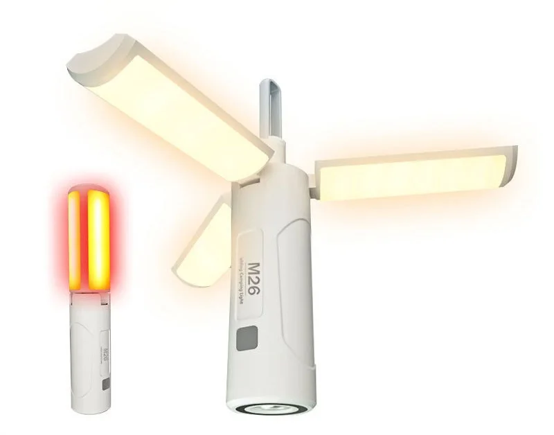 Multi functional power bank magnetic torch camping light