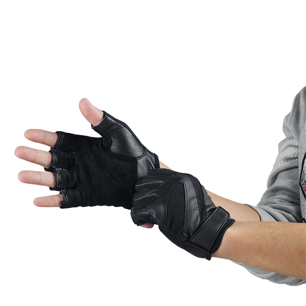 manufacturers 2020 fashion genuine leather crossfit gym gloves breathable fitness exercise weightlifting gloves