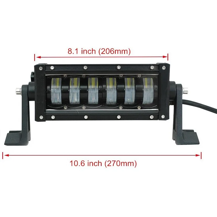 48W led 12v light bar spot flood combo off road led light bar