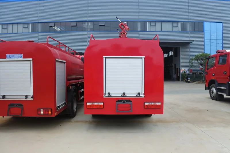 4X2 7cm DFAC water tanker fire fighting truck