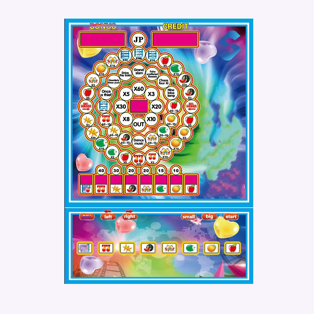 Support Customized Hot Selling  Mario Arcade Game Machine Multi Games Machine Kit PCB Game Board