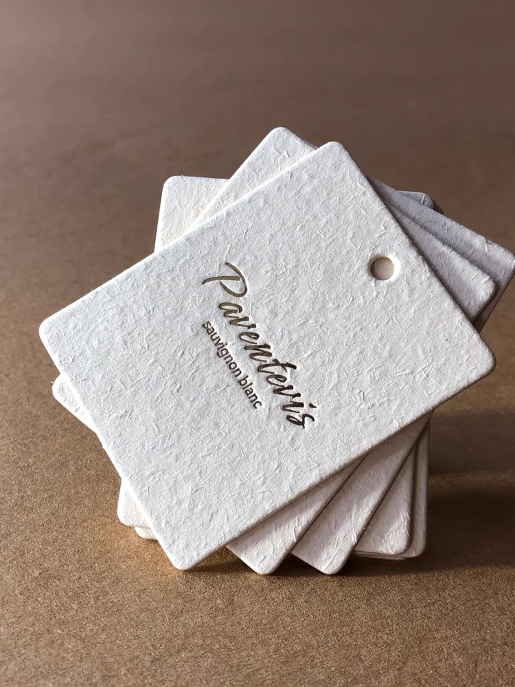 Custom Printed Own Logo Hangtags Label Paper Hangtag Tabs For Clothing