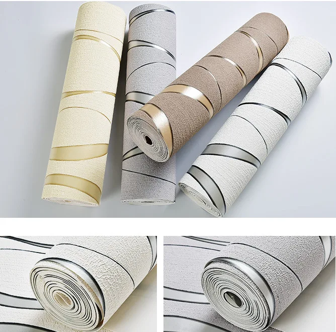 luxury  Best price hotel living room modern  fashion design 3d non-woven waterproof  wallpaper