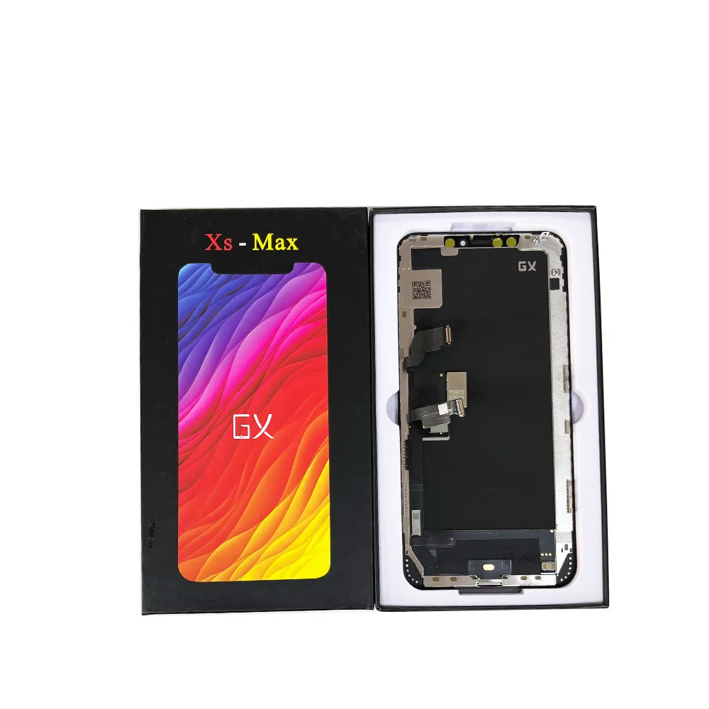 Original Brand GX mobile phone LCD display for IPHONE X XS XS MAX 11  OLED screen factory price high quality low price