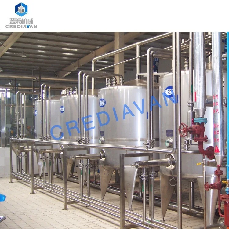 Stainless steel Clean in place system CIP cleaning machine station automatic CIP system