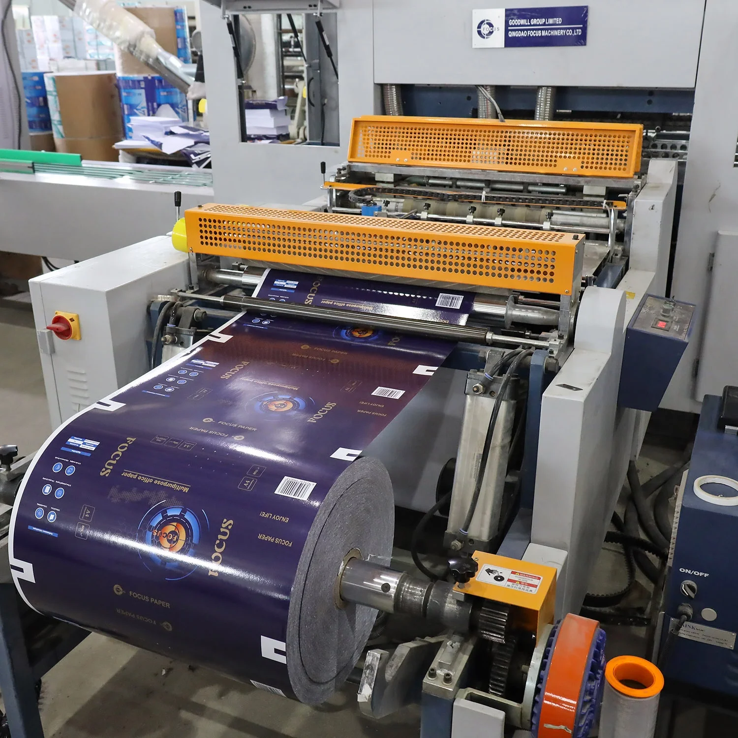 Focus Cheap A4 Copy Paper 70g A4 Print Paper 500 Sheets One Ream Customized for Packaging