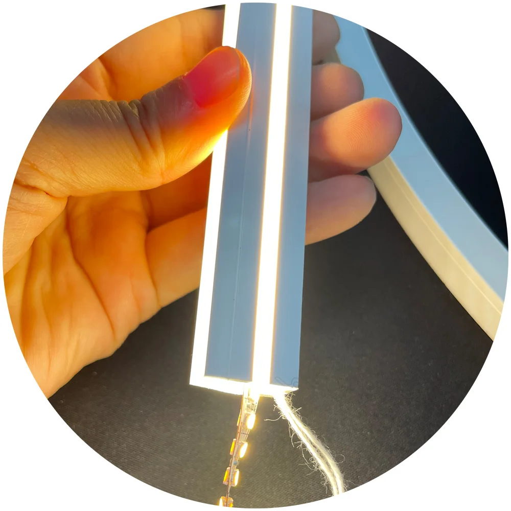 8mm 10mm PCB 10x18mm silicone tube cover profile replace aluminum neon led for led flexible strip light