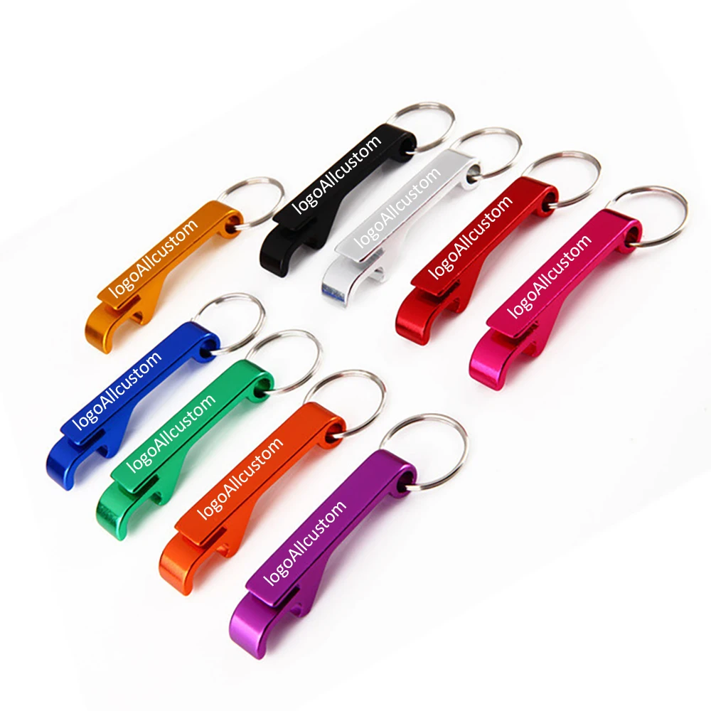 Wholesale Multifunctional Creative Black Metal Bottle Opener Keychain