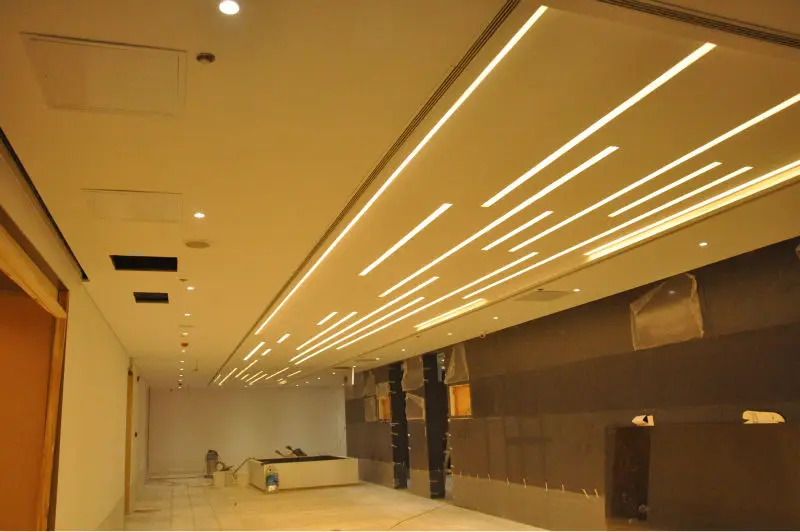 L15A fixture track suspended diffus ceiling recessed office fitting hanging lights inground supermarket LED linear light