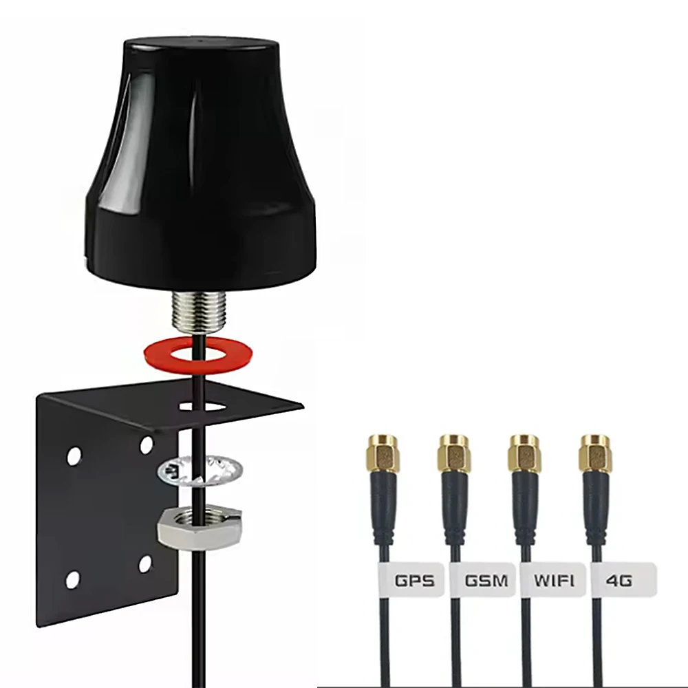 Waterproof  3 in 1 Cabinet Antenna MIMO LTE 4g 5g GPS dual band 2.4ghz 5.8ghz wifi Combo antenna for Fleet management