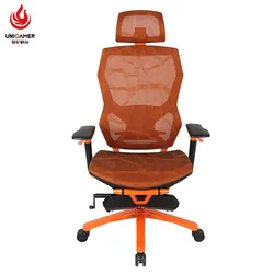 Fashion furniture comfortable office seat custom color orange breathable executive mesh office chair