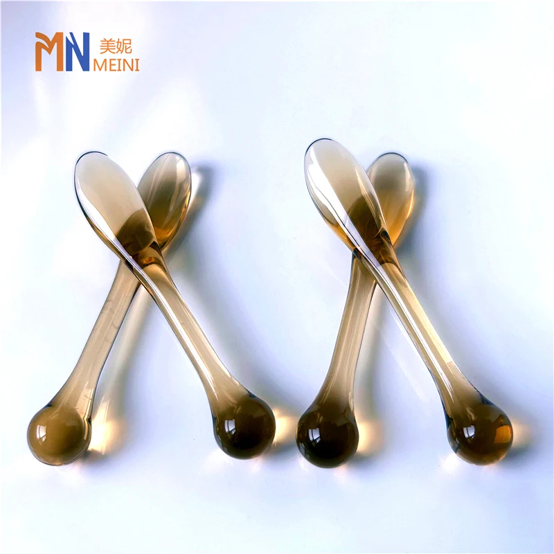 Hot Sale Wholesale cosmetic face spoon cream cosmetic spoons, facial cosmetics metal spatula