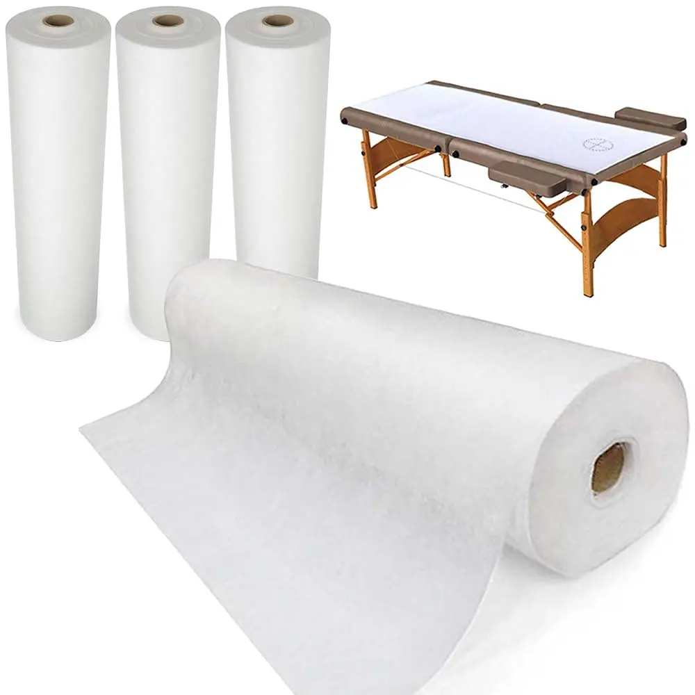 Manufacturers wholesale non-woven beauty salon massage bed table waterproof and oil-proof sheet disposable bed roll