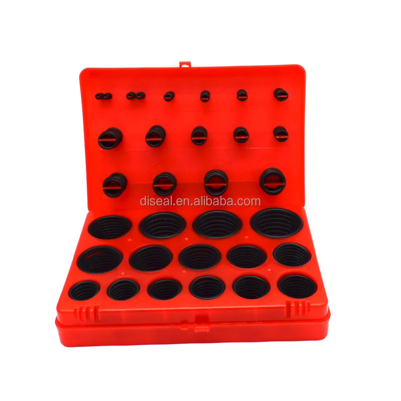 Hydraulic Pistons NBR Rubber O Ring Seal Kit 382PCS Red 407pcs Blue 386 Yellow Box O-ring Kit