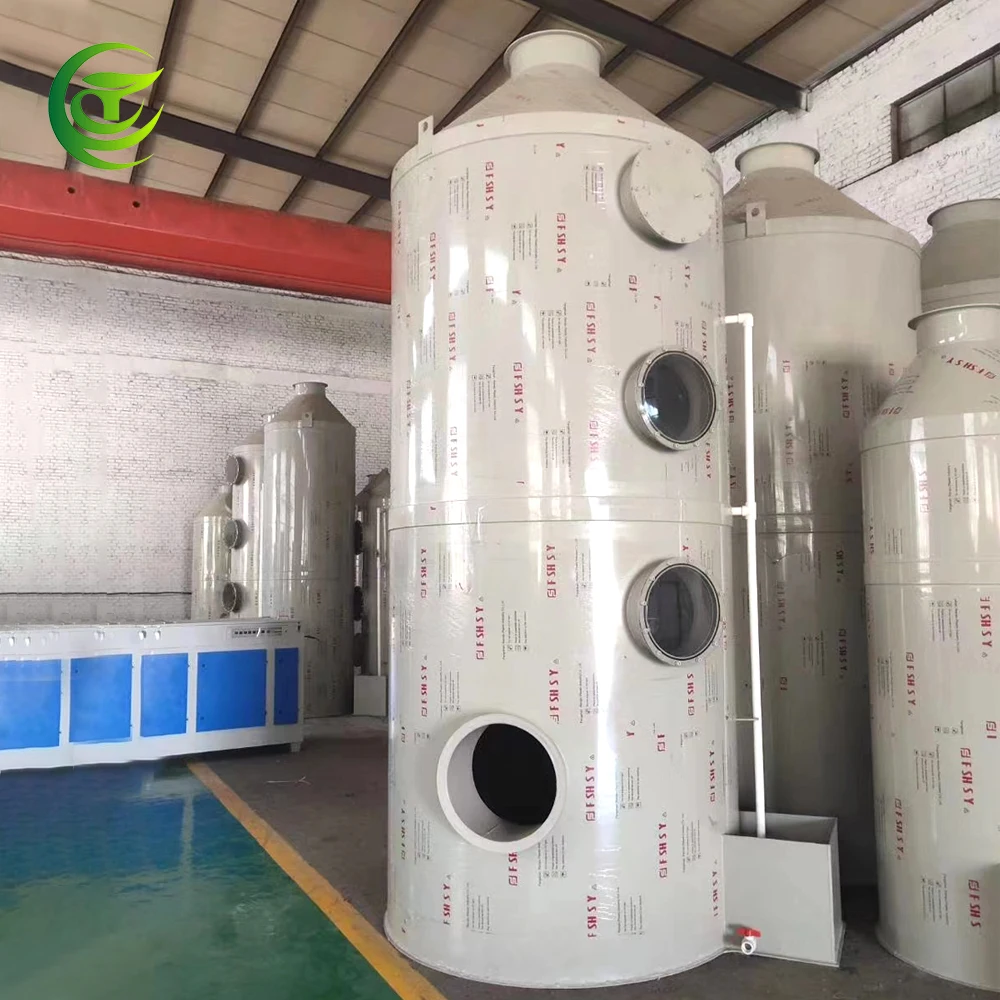 Beijing Chity Small Ammonia Tower Pp Gas Scrubber Di Gas Idrogeno Industrial Industri Air Scrubber Cleaning Gas Machine