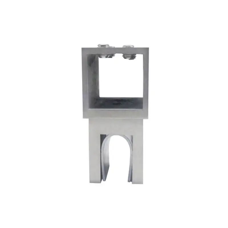 Kensharp Modern Stainless Steel Square Tube Clamp Casting Technics Glass Corner Connector for Square Shower Room Enclosure
