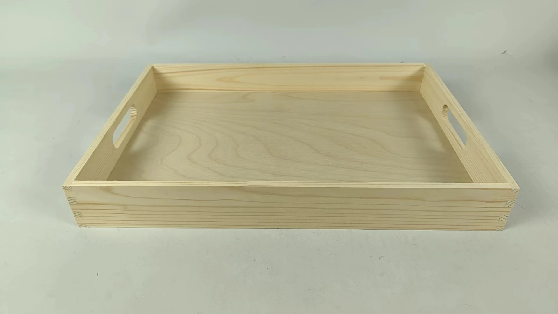 Bamboo Serving Tray Acacia Wood Plate Elegant Metal Model for Dinner Parties Guests Serving Style
