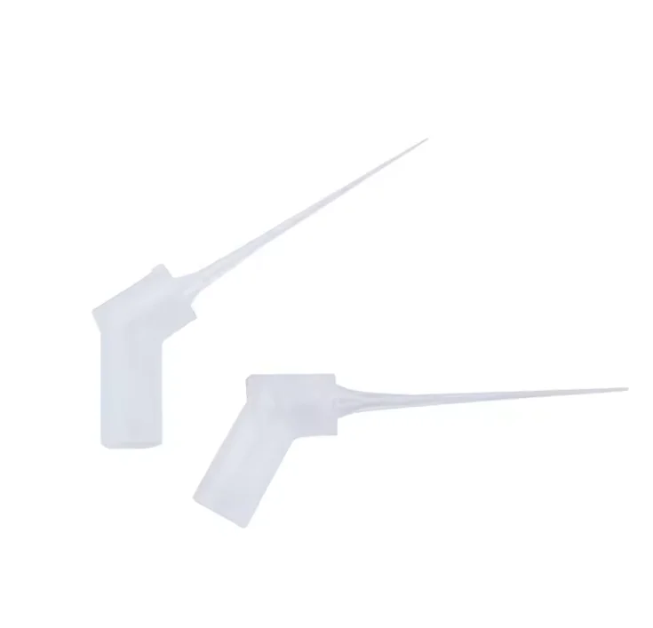 Root Canal Cleaning  Disposable Syringe Dental Irrigation flexible Endo two holes Needle Tip
