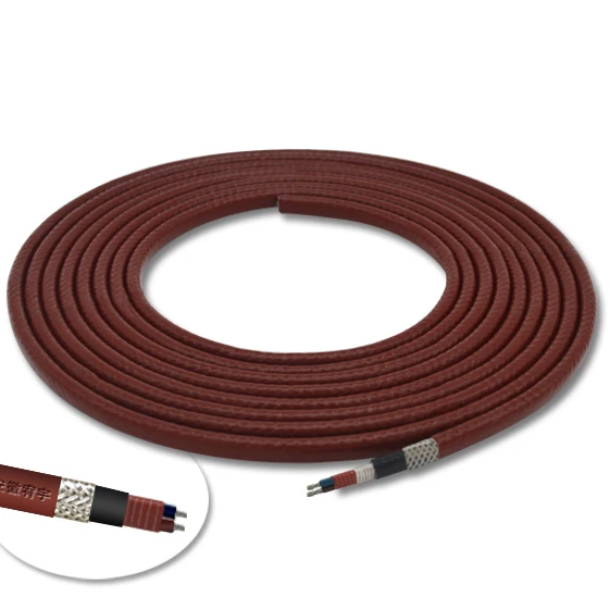 220V Two-core Parallel Constant Wattage Pipe Defrost Heating Cable