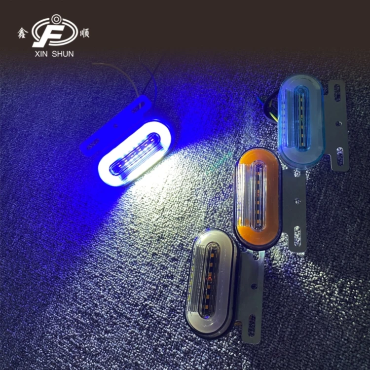 
Waterproof 12v 24v red amber white blue green side marker light for car truck trailer lorry 